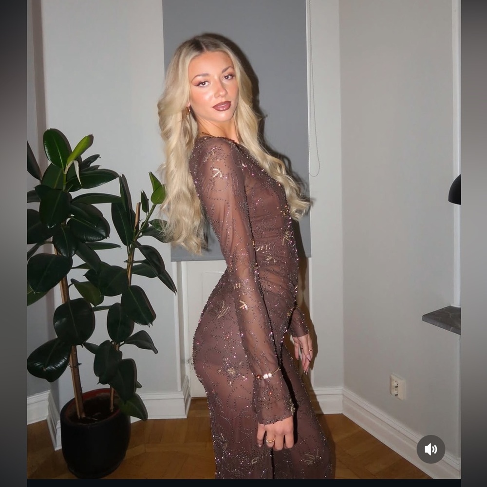 🆕(NWT) ZARA **VIRAL** Embroidered Sequin Beaded Tulle Top and Pants Set. SMALL - Picture 6 of 15